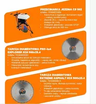 NORTON. VAŽIUOJANČIOJI PJAUSTYKLĖ CS 502, 13 KM (9,6 kW), 500 mm + 2 pjovimo diskai