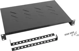Lanberg 19 colių spintos lentynėlė, juoda (AK-1004-B)