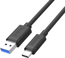 „Unitek“ USB-A – USB-C kabelis, 0,5 m, juodas (Y-C491BK)