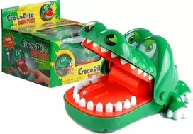 „LeanToys“ šeimos vikrumo žaidimas „Krokodilas pas stomatologą“