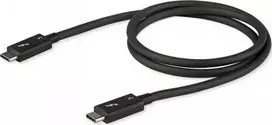 „StarTech“ USB-C – USB-C kabelis, 0,8 m, juodos spalvos (TBLT34MM80CM)