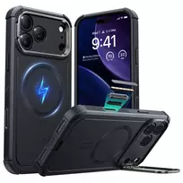 ESR CYBER KICKSTAND phone case for iPhone 17 Pro Max, black