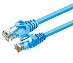 ZOY Ethernet tinklo kabelis, Cat. 6 UTP CCA, mėlynas, 2 m, ZCR2B