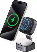 Ugreen X227 indukcinis įkroviklis su 1 USB-A ir 2 USB-C jungtimis, 3 A (UGR1873)