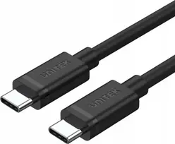 „Unitek“ USB-C – USB-C kabelis, 3 m, juodos spalvos (Y-C477BK01-3M)