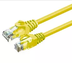 ZOY Ethernet tinklo kabelis, Cat. 6 UTP CCA, geltonas, 2 m, ZCR2Y