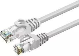 ZOY Ethernet tinklo kabelis, Cat. 6 UTP CCA, pilkos spalvos, 0,25 m, ZCR025G