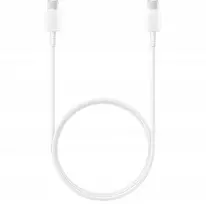 „Samsung“ USB-C – USB-C kabelis, 1 m, baltas (8596311195921)