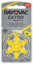 „Rayovac“ „Extra Advanced“ DA-10 baterijos, 6 vnt.