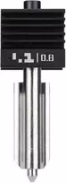 Spausdintuvams „Bambu Lab“ iš H2D serijos skirtas „hotend“ su grūdinto plieno antgaliu – 0,8 mm}