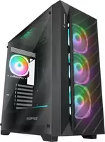 „Rampage Prime Mesh ARGB“ korpusas, juodos spalvos