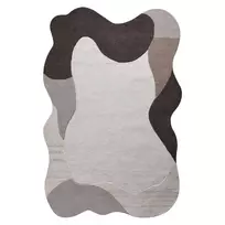 Kilimas Seji, vilnonis, kilpinis, 120 × 180 / 160 × 230 / 190 × 290 cm, kreminės / rudos spalvos