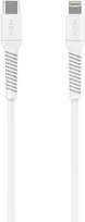 USB-C – Lightning kabelis, fiksuotas, 1,2 m, baltas (FIXDLS2-CL12-WH)