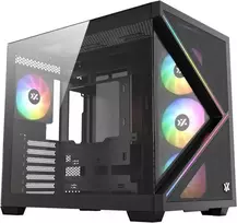 XYZ PC GEAR Qubex ARGB korpusas, juodos spalvos (X-CS-QUBEX-B)