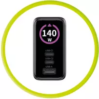 Mobile Origin 140W GaN Display Charger PW21 - 2x USB-C + USB-A