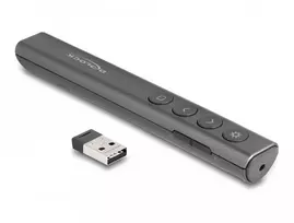 „Delock“ USB lazerinis prezentacijos pultas, antracito spalvos