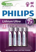 „Philips“ baterijos „Ultra AAA“ / R03, 4 vnt.