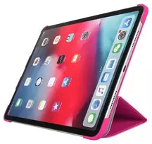 „Pomologic BookCase“ rožinis planšetinio kompiuterio dėklas, skirtas „iPad Air“ 13 colių M2 (2024) / M3 (2025)