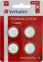 „Verbatim“ CR2032 baterijos, 4 vnt.