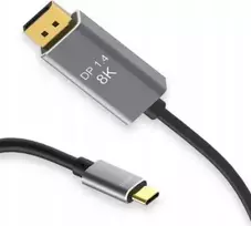 „Zenwire“ USB-C – DisplayPort kabelis, 2 m, pilkos spalvos (1014354000)