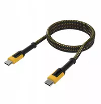 „DeWalt“ USB-C – USB-C kabelis, 1,2 m, juodas (DXMA131-0006-DWG)