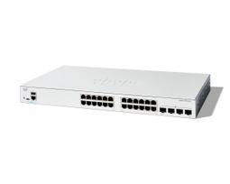 Cisco Catalyst 1300-24T-4G Managed Switch, 24 Port GE, 4x1GE SFP, Limited Lifetime Protection (C1300-24T-4G)