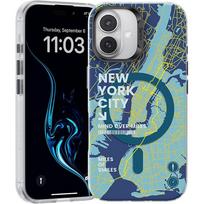 Benks Magnetinė City New York dėklas Iphone 16 Plus
