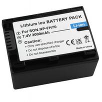 Akumuliatorius Pakaitinis NP-FH70 akumuliatorius Handycam vaizdo kameroms (3000 mAh)