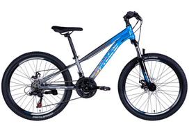Vaikiškas dviratis Mercury 24" Aluminiu, 130–160 cm, 21 pavara, Mėlyna