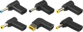 Įkroviklis nešiojamam kompiuteriui Xilence Gan Usb-c adapterių rinkinys nešiojamiems kompiuteriams, 6 jungtys