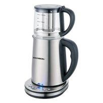 Arbatos ruošimo aparatas Hausberg HB-3640IN, 1,7 L virdulys + 1 L arbatinukas, skaitmeninis