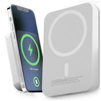 Atsarginis maitinimo šaltinis ("Power Bank") LIVIO Power Bank MagSafe iššorinis telefono pakrovėjas, 10000 mAh, belaidis įkrovimas 15W, LIVIO Power Bank MagSafe iššorinis telefono pakrovėjas, 10000 mAh, belaidis įkrovimas 15W