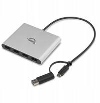 Adapter USB OWC USB-C Quad HDMI 4K Display Adapter | OWCCADPDL4HDMI | 810179170783