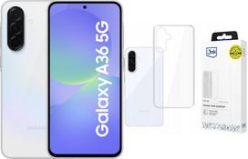 Smartfon Samsung Galaxy A36 5G 6/128GB Biały (SM-A366BZABEUE) + Etui Clear Case | 6094051275283 | 6094051275283