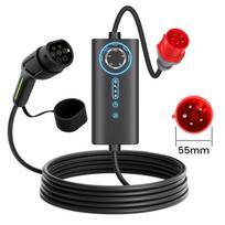Elektromobilių Nešiojamas įkroviklis EV charge Junsun - 11kW 6-16A 3 Tipo 8.0M