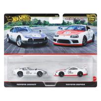 Hot Wheels 2-paku: Toyota 2000gt ir Toyota Supra