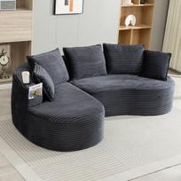 Corduroso sofa, 250x152x82cm, 250kg talpa, 2 dėžės