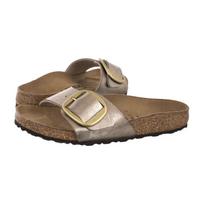 Birkenstock Madrid Big Buckle Eco Leather Graceful Taupe 1016236 (BK401-a) Moteriški batai/šlepetės