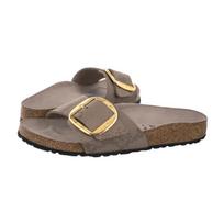 Birkenstock Madrid Big Buckle Python Gray Taupe 1032935 (BK389-b) Moteriški batai/šlepetės