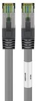 Goobay RJ45 (CAT 6A, 500 MHz) Patch Cable with CAT 8.1 S/FTP Raw Cable, grey, 7.5m