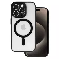Toptel Acrylic Color phone case with MagSafe support for iPhone 16 Pro black