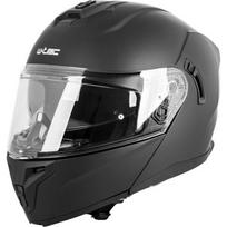 Atverčiamas motociklo šalmas W-TEC Benidor - Matinė juoda
