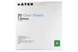 Mayku FormBox skaidrūs 1.0mm lakštai - 20 vnt