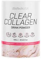 Biotech Clear Collagen 308 g. (Strawberry-Cranberry skonis)