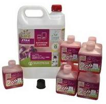 Sucitesa Natursafe Plus Smart Fusion Shine ekologiškas vonios kambario valiklis (koncentratas) - 8 x 250ml kapsulės + priedai