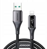 Joyroom S-A60 StarTalk 3A USB-A – žaibo kabelis 1,2 m – juodas