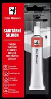 Den Braven DTZ DENBRAVEN sanitarinis silikonas 23 ml baltas RL