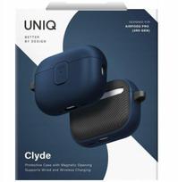 UNIQ CLYDE DĖKLAS, SKIRTAS „AIRPODS PRO 3“ AUSINĖMS, 3 KARTOS, MĖLYNAI PILKAS