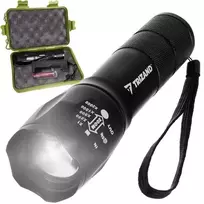 Trizand T6 Taktinis LED žibintuvėlis įkraunamas USB