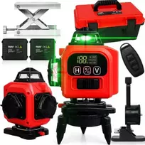 Linijinis lazerinis nivelyras 4D 16 eilučių 360° RED01